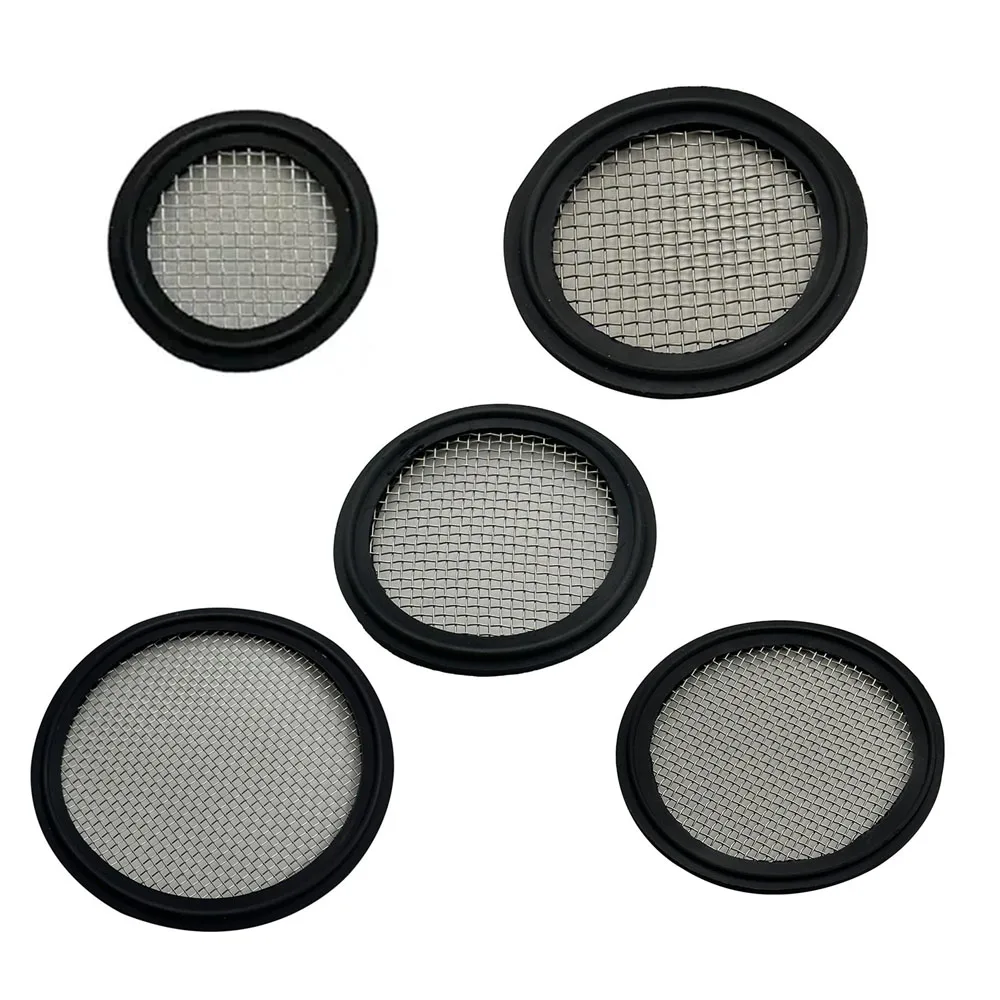 1PCS Sanitary Screen 10 Mesh Gasket Stainless FKM Sanitary Gasket w/Stainless Screen Seal Strip