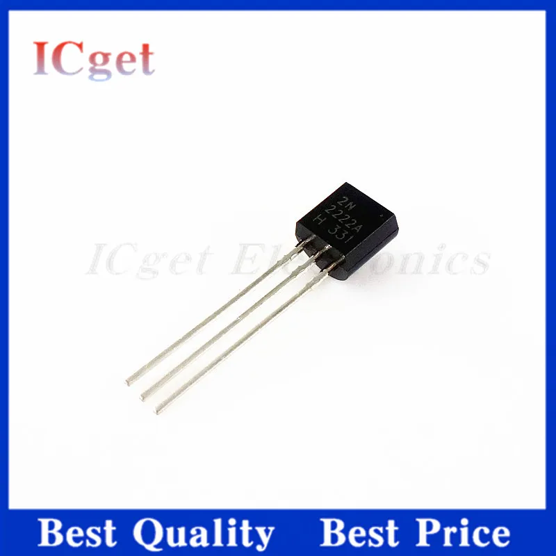 100PCS 2N2222 2N2222A TO-92 TO 92 Transistor New original