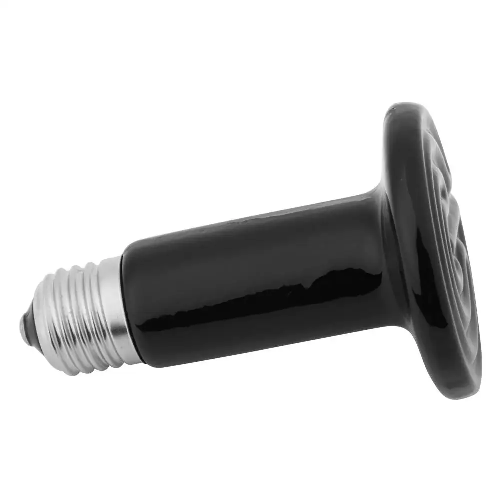 110V Infrared Ceramic Heating Bulb for Reptiles & Pets - Emitter Lamp for Brooders