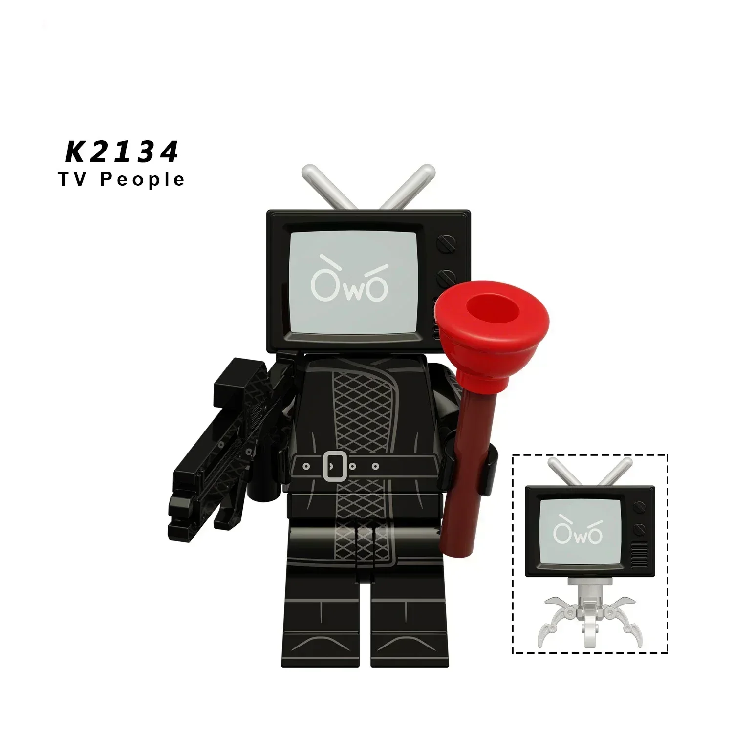Neue KDL DJ Upgrade Kriegsgeschädigte Skibidi Toilette Mann Figuren Anime Block Spielzeug TvMan Titan Ziegel Modell Spielzeug Für kind Geburtstag Geschenk