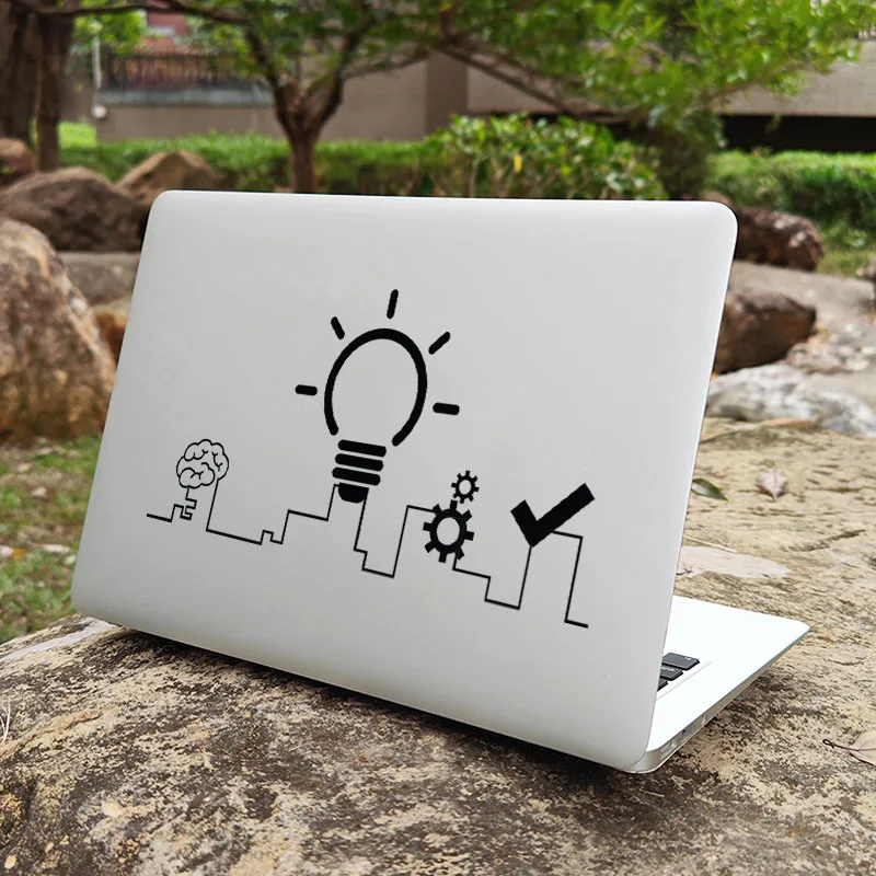 Brain Storm Vinyl Creative Laptop Sticker for Macbook 13