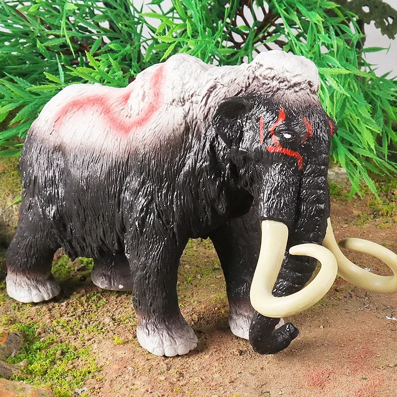 Large Ancient Animal Toy Model - Children's Simulation Mammoth Ornament for Cognitive Play