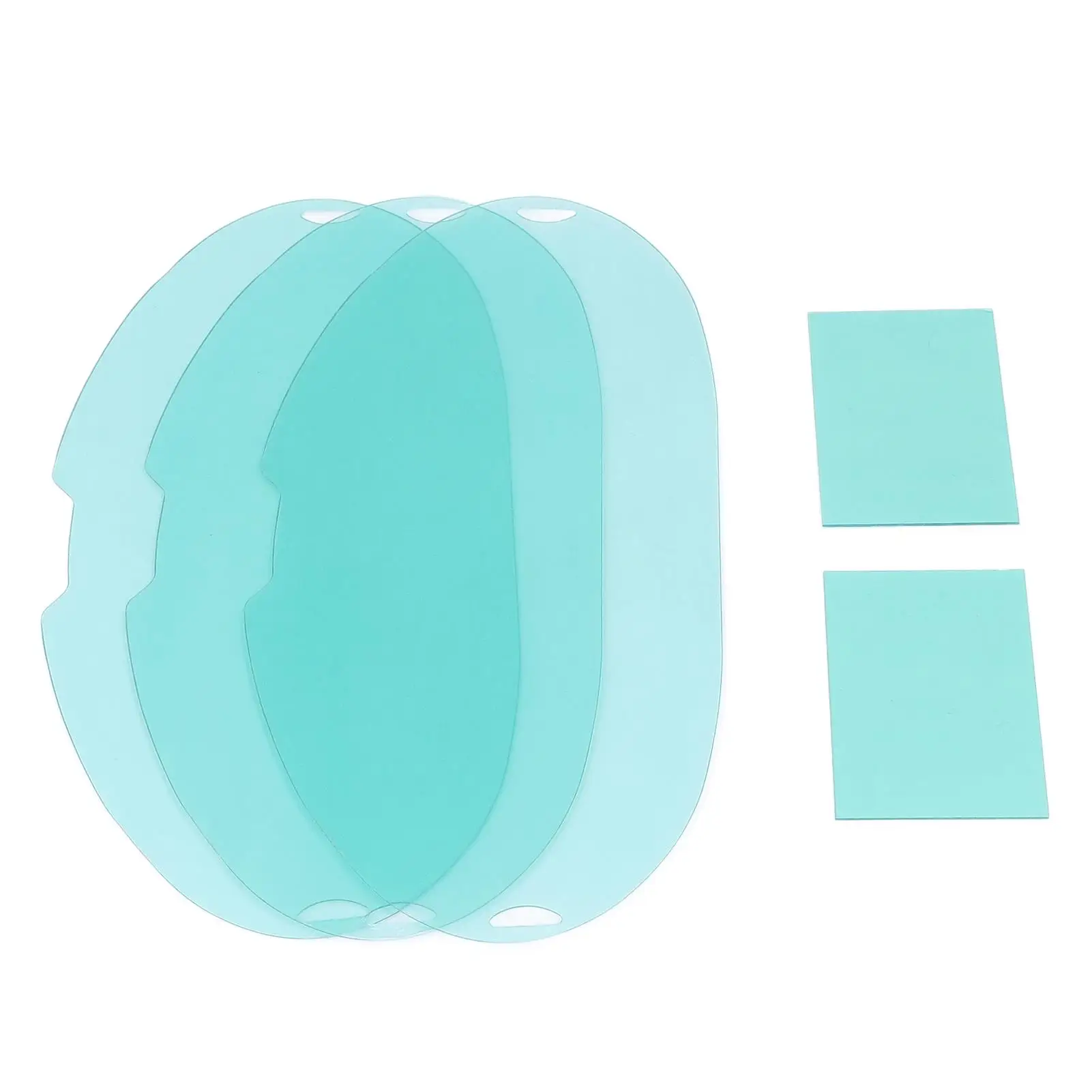 5Pcs Large Viewing Screen Replacement Lens - PC Welding Lens for welder