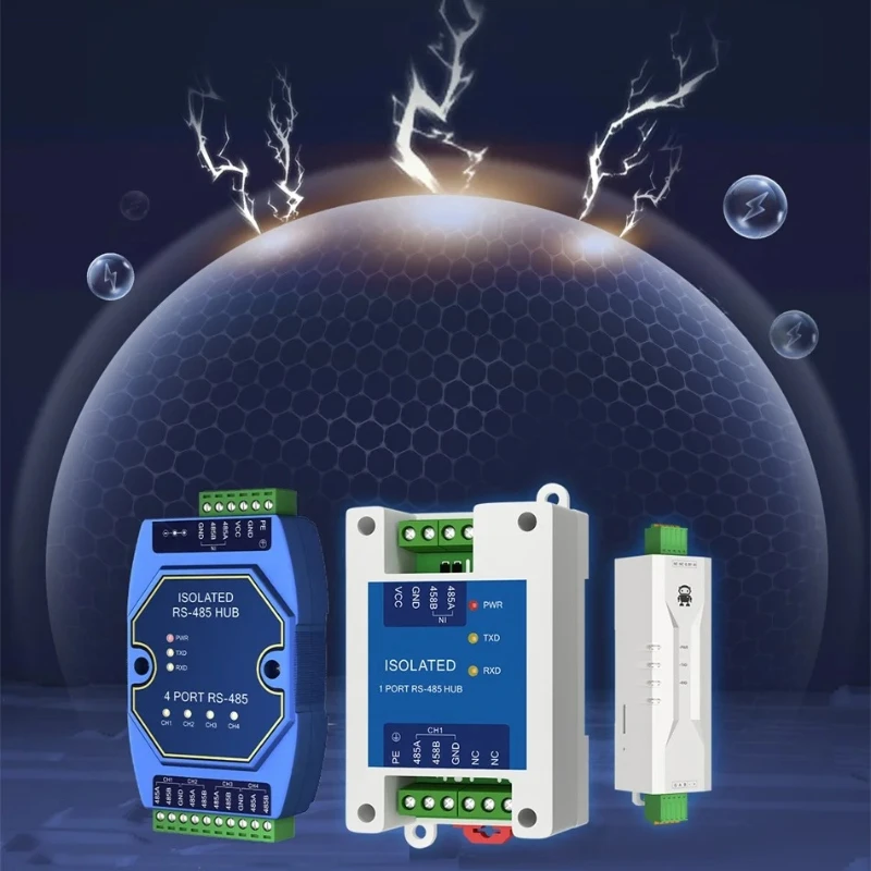 hubs-rs485-com-isolamento-fotoeletrico-industrial-cdebyte-serie-e810-r11-protecao-esd-isolamento-de-energia-e-sinal-dc-8-28v