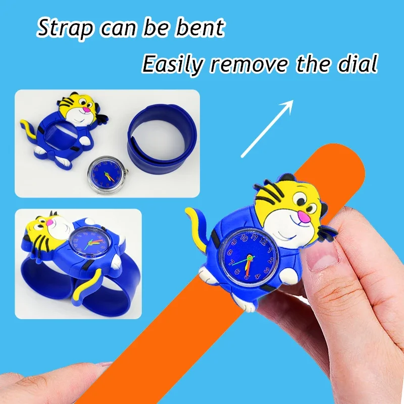 2024 Latest Boys Children Watches Birthday Party Gift Multiple Cartoon Style Girls Kids Watch Bracelet Toy Reloj