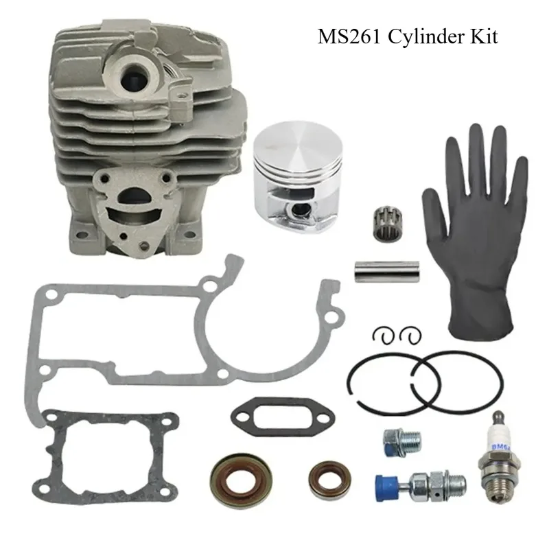 Cylinder Kits 11410201200 for STIHL MS261 Chainsaw Cylinder Gasket Oil Seal Ball Bearing Garden Power Tool Replacement Parts