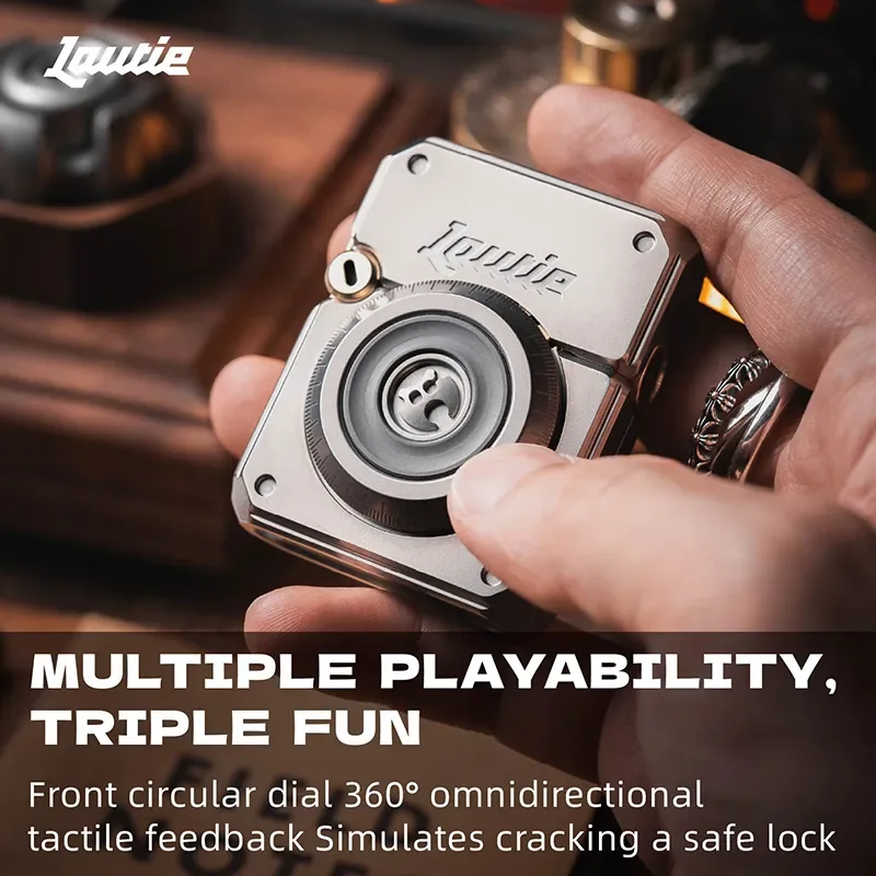LAUTIE LOTTO Fidget Toy, EDC Gear, 2099 Series Standard Edition Fidget Toy EDC Multifunctional Metal Decompression