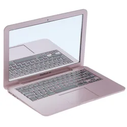 Hot Sale 1pc Creative laptop shape Mini Pocket Laptop Portable Folding Mirror Compact Makeup Cosmetic Pocket Mirror Beauty