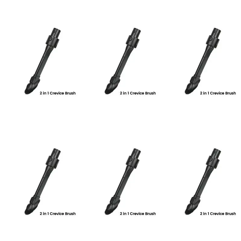 6Pack X(Vacuum Cleaner 2-in-1 Nozzle Brush Replacement for V8 V9 V10 V11 V12 T10 T20 T30 Crevice Tool