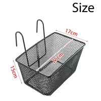 Bike Basket Front Basket Outdoors Baskets Bicycle Accessories Cycling Large Capabilities Metal Shopping Bicycle