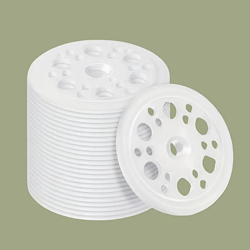 100Pcs Plastic Washers, Insulation Board Ceiling Disc Spacers, Used to Fix and Support Hard Foam Insulation Boards, and Distribute the Load of Screws