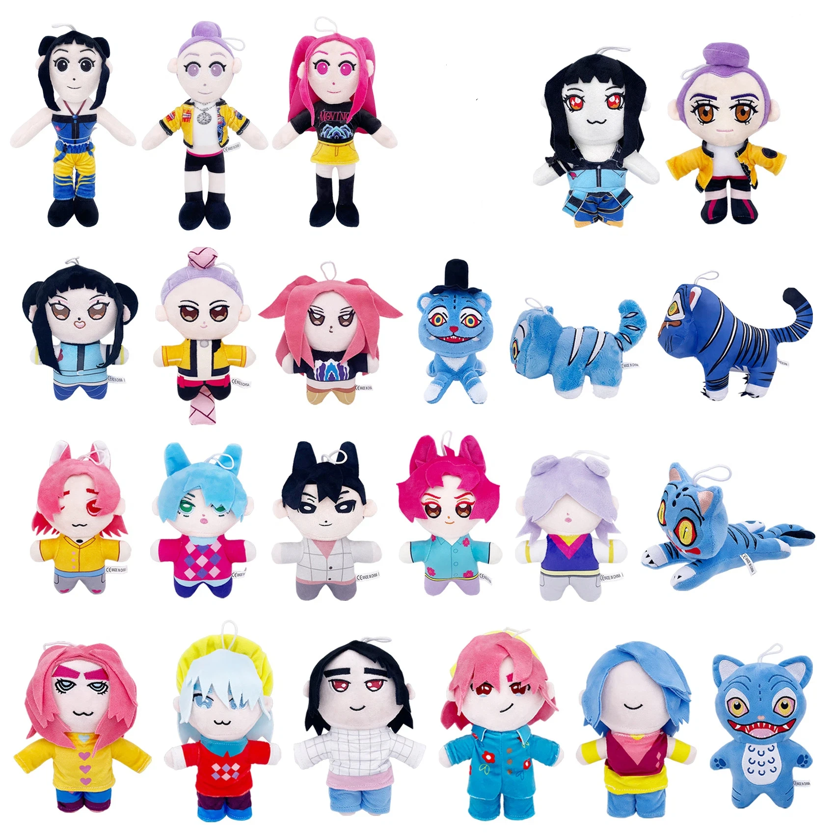 

23 Style Kpop Demon Hunters Series Anime Plush Doll Decoration Creative Cartoon Cute Accessories Character Toys Christmas Gifts