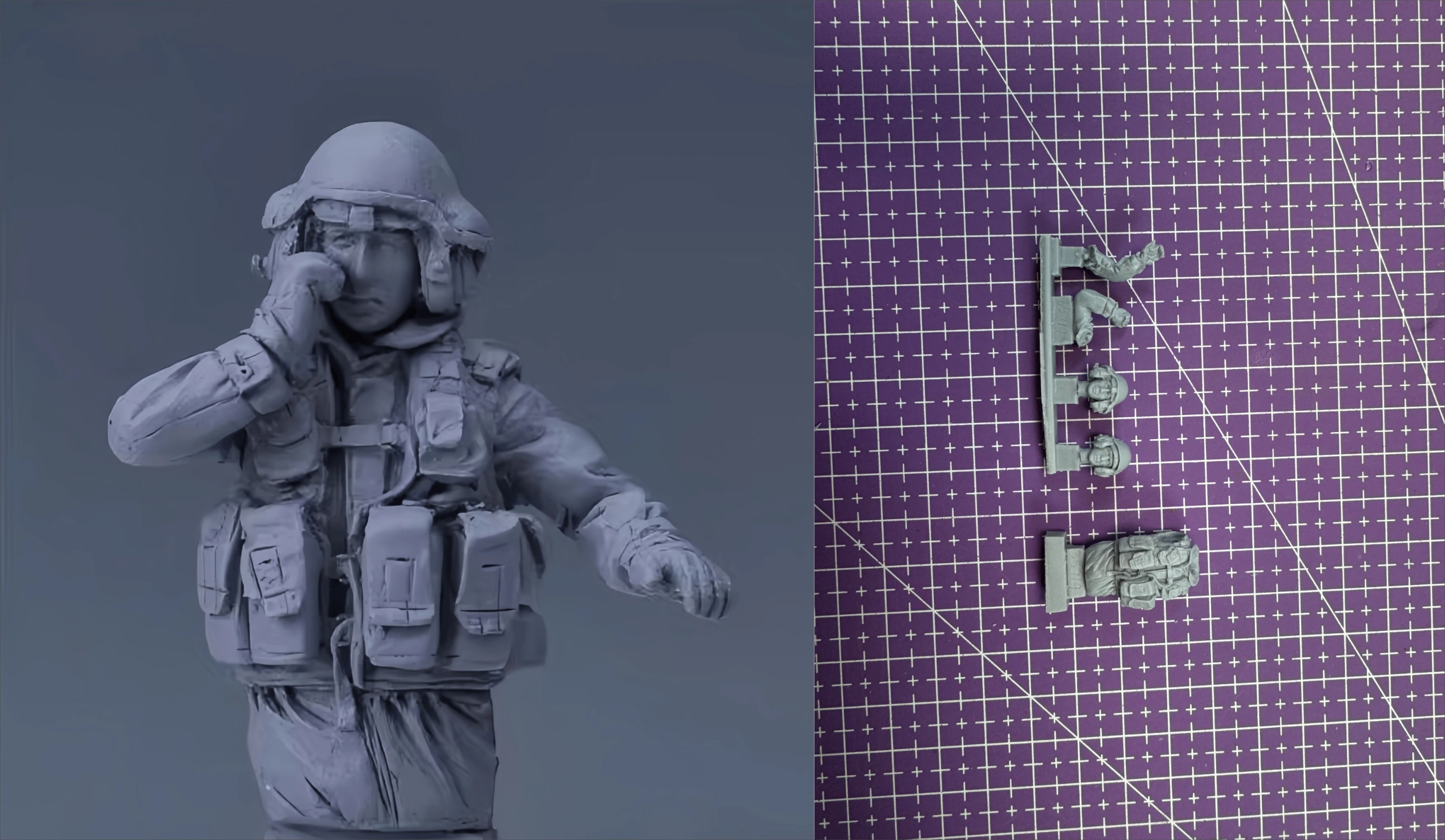 

1/35 Casting Resin Model Assembly Kit, GK， Resin Soldier, Unpainted