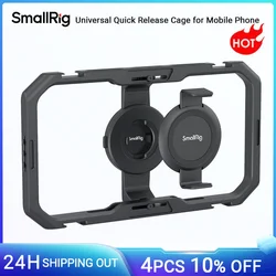 Gaiola universal de liberação rápida SmallRig para celular, telefones Android com sapata fria, 4299, iPhone 15/16 Pro, 15 Pro Max