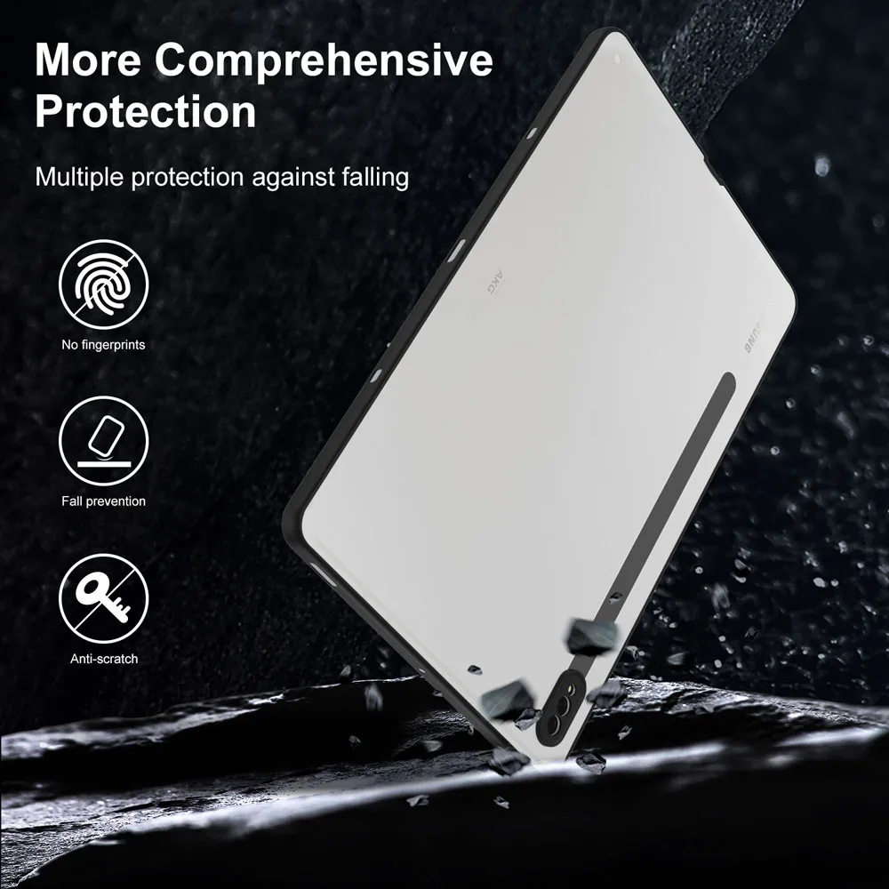 Two Color PC+TPU Shockproof Case For Samsung Galaxy Tab S7 S8 SM-T870 SM-X700 Anti-Drop Tablet Protective Back Cove