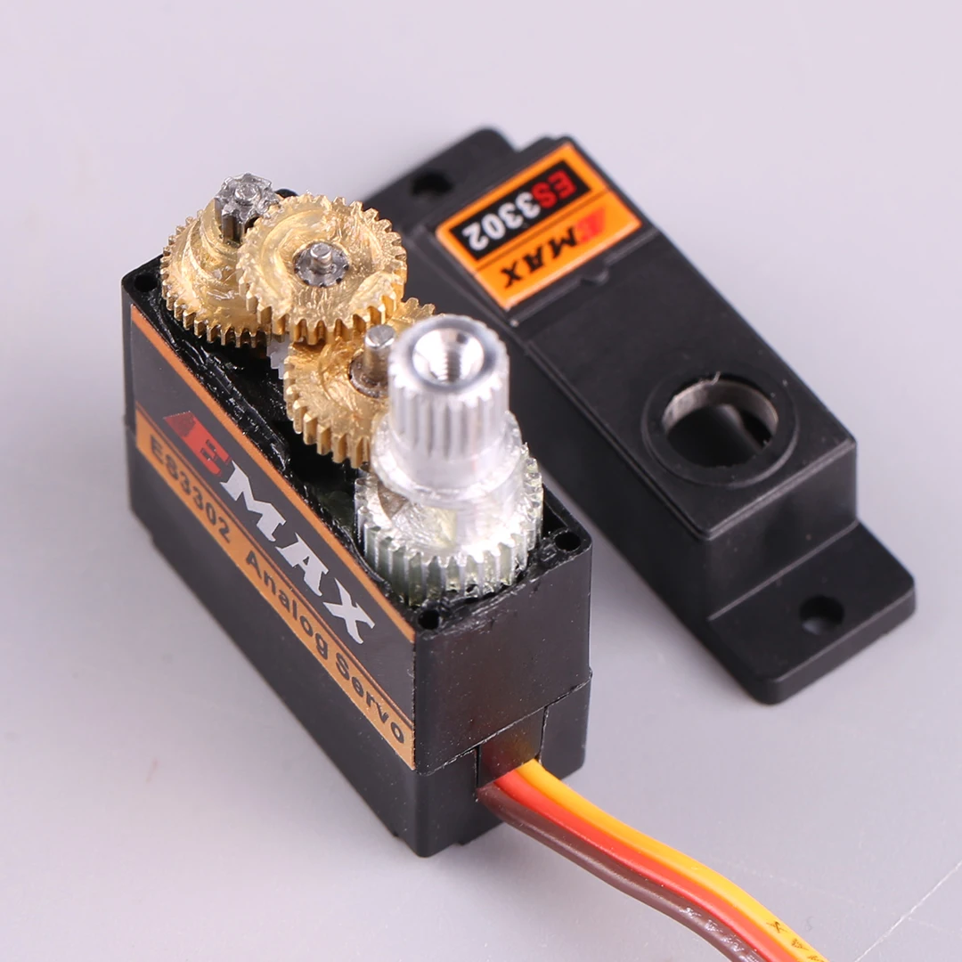 Emax ES3302 4,8 V/6,0 V 2,4/2,8 kgf.cm Metall Getriebe Analog Mini Servo Futaba JR Stecker für RC Flugzeug Hubschrauber Segelflugzeug Spielzeug