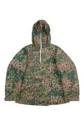 Parka Reversible de invierno con estampado de lunares de camuflaje alemán de GUCP-009 WWII