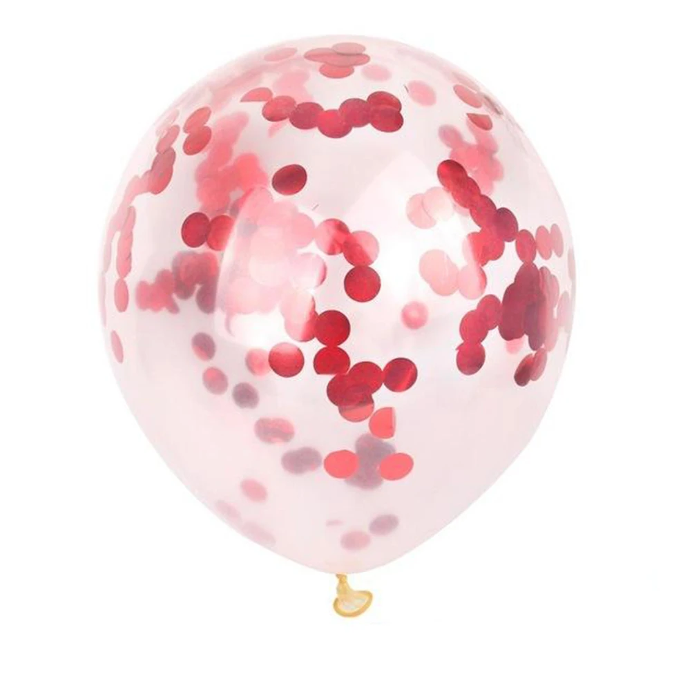 

26 pcs Birthday Set 16 Inch Kids Party Wedding Baby Shower Balloons 12 Inch Sequin Solid Color Balloons Ribbons Party Favors