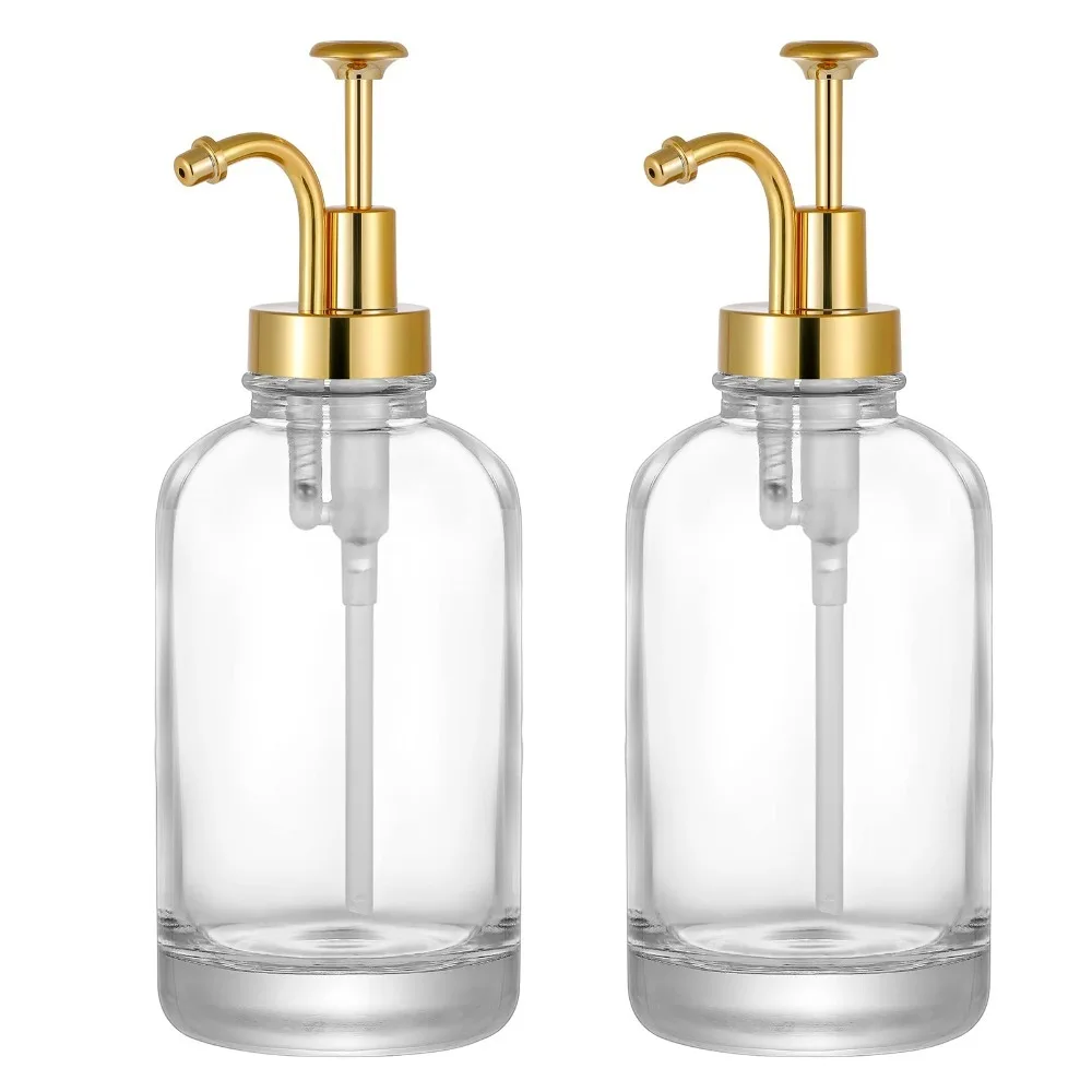 Drinkware Coffee Syrup Dispenser Accessories 1/2 Pack 16oz/500ml Syrup Dispenser with Funnel Syrup Pump Dispenser Leak Proof