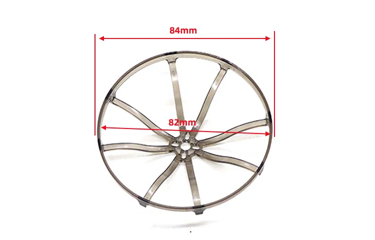 4PCS 82mm Diameter High Toughness PC Propeller Guard for 3inch 3.1inch FPV Frame Kits M2 1104 1106 1206 1408 1507 Motor DIY