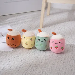 11 Cm Cute Fruit Milk Tea Cup Plush Doll New Plush Doll Mini Plush Keychain Bag Pendant Kwaii Plush Keychain