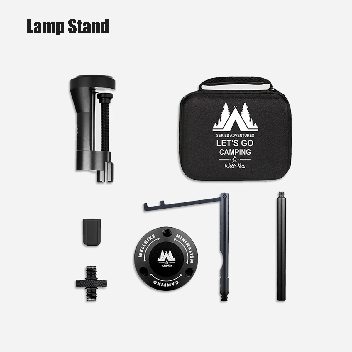 

Lamp stand - suitable for outdoor camping, picnicking, tripod, aluminum alloy material, easy to carry