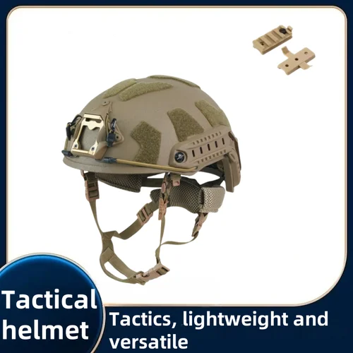 Casco táctico SF FAST - Fibra de aramida - Alta calidad - Casco táctico FAST Wendy - Casco táctico con almohadilla suave suspendida - Outdoo