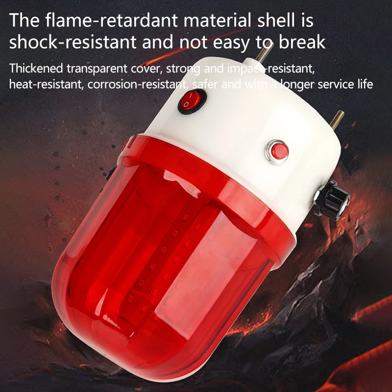 Voice-type sound and light alarm, real-person voice broadcast, magnetic warning light LTE-6106J