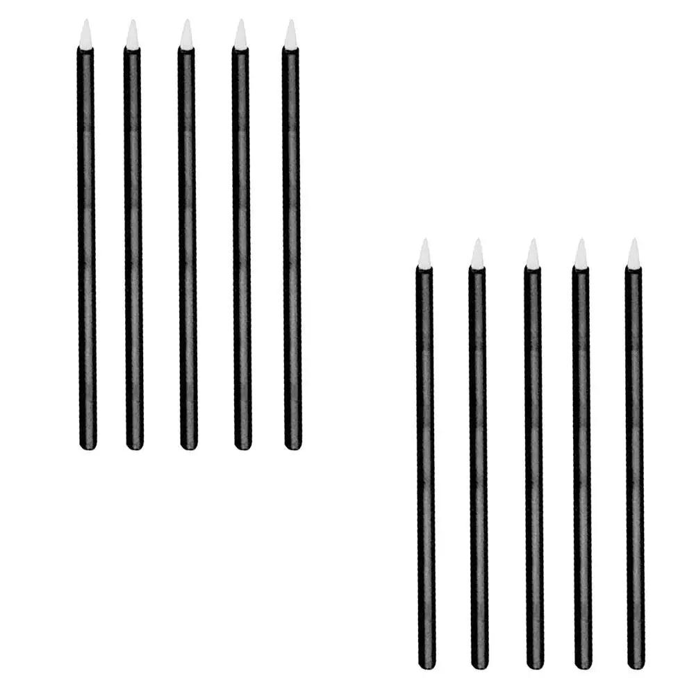 100 Stück Faser-Eyeliner Einweg-Make-up-Pinsel Praktischer Tragbarer Augenstift für Flüssig-Eyeliner Lippenkonturenstift Make-up-Pinsel Applikator