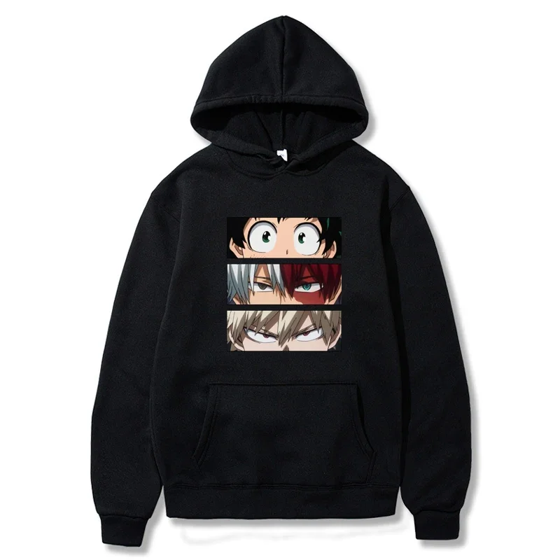 

Women's Long Sleeves My Hero Academia Hoodies women's Casual Oversized Sweatshirts Japanese Cartoon Loose Hoodie