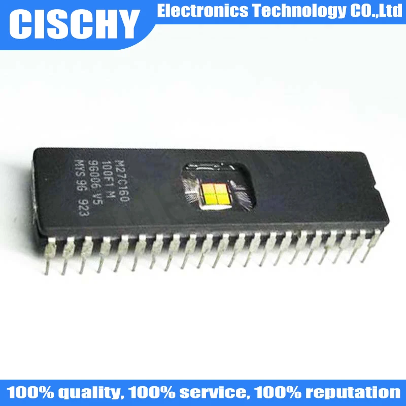 

10 шт./лот M27C160-100F1 M27C160 DIP42 M27C160-100 27C160 CDIP-42 В наличии