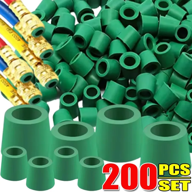 

Car Air Conditioning Lines Repair Gasket Seal Rubbers for A/C 1/4’ Charging Hose/Manifold Repairs Automotive Replacement Kits