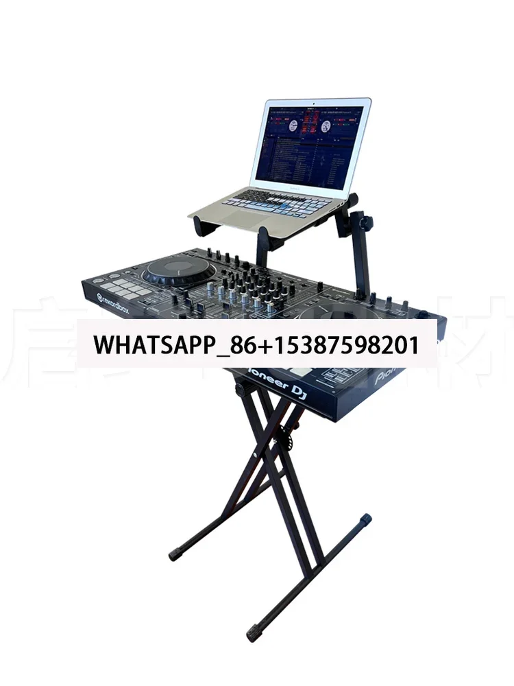 Disc maker, floor mounted, movable DJ stand, integrated controller, piano equipment stand, no assembly required