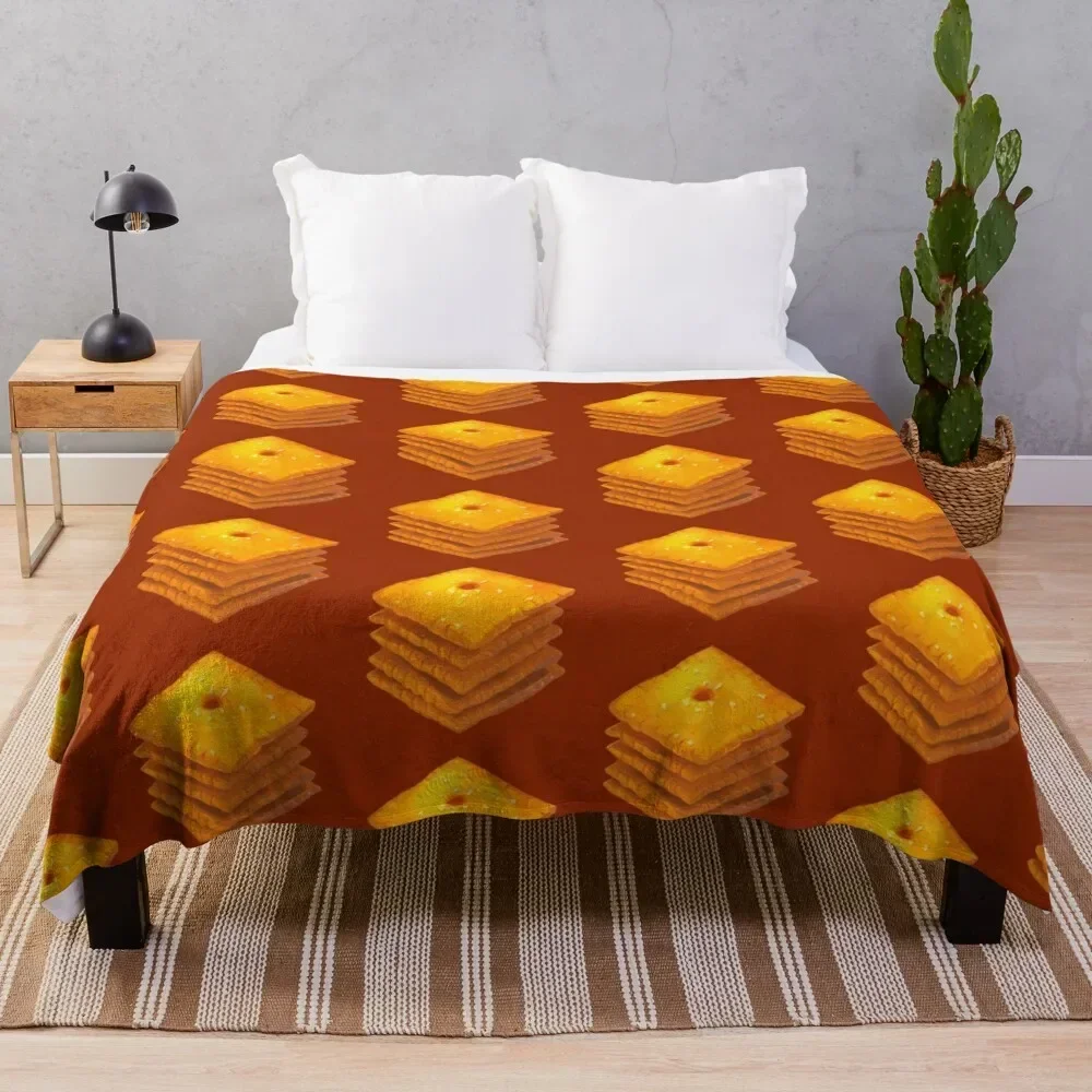 

Cheese Cracker Stack Throw Blanket Baby sofa bed Luxury Brand Giant Sofa Blankets