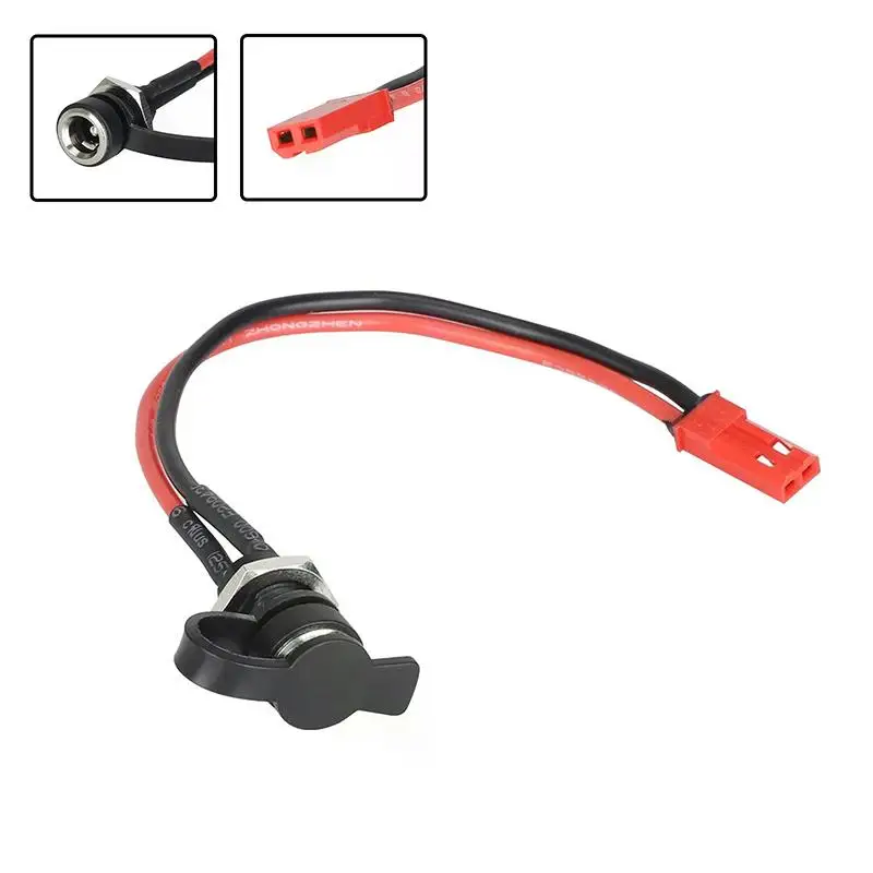 Hot 1Pcs Scooter Charger Port With DC 5.5x2.1mm Connector Charging Cable Replacement Accessory G3 G4 For KuKirin