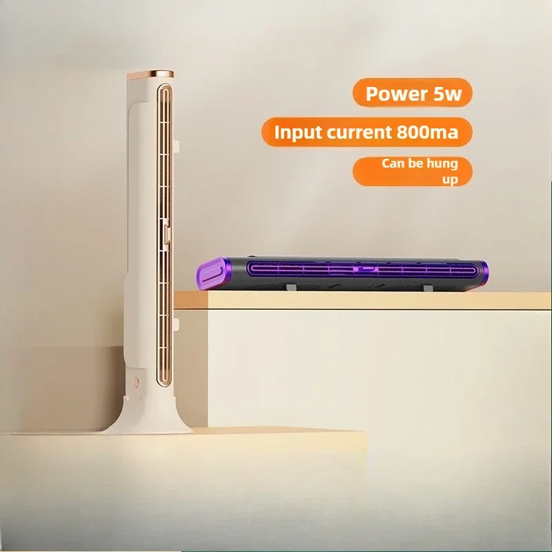 Multi-function Bladeless Cooling Fan Adjustable Vents Air Condition Destops Fan Space-Saving for Bedroom Home Office Room Quiet