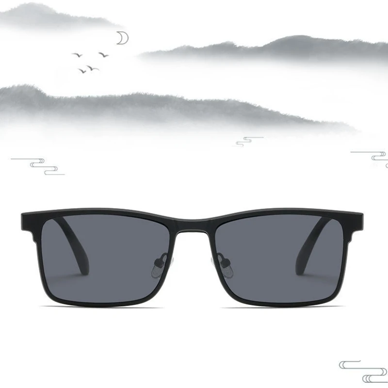 

CLLOIO Fashion 2-in-1 Magnetic Clip Reading Glasses Men Women Polarized Sunglasses Driving Prescription Anti Blue Light Glasses