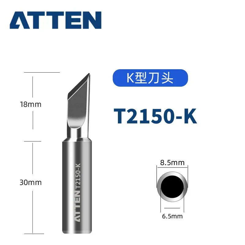 

Original ATTEN T2150-K/I/B/3C/4.6D Soldering Iron Tips for ST-2150 ST-2150D Welder Iron Replacement Part Tool