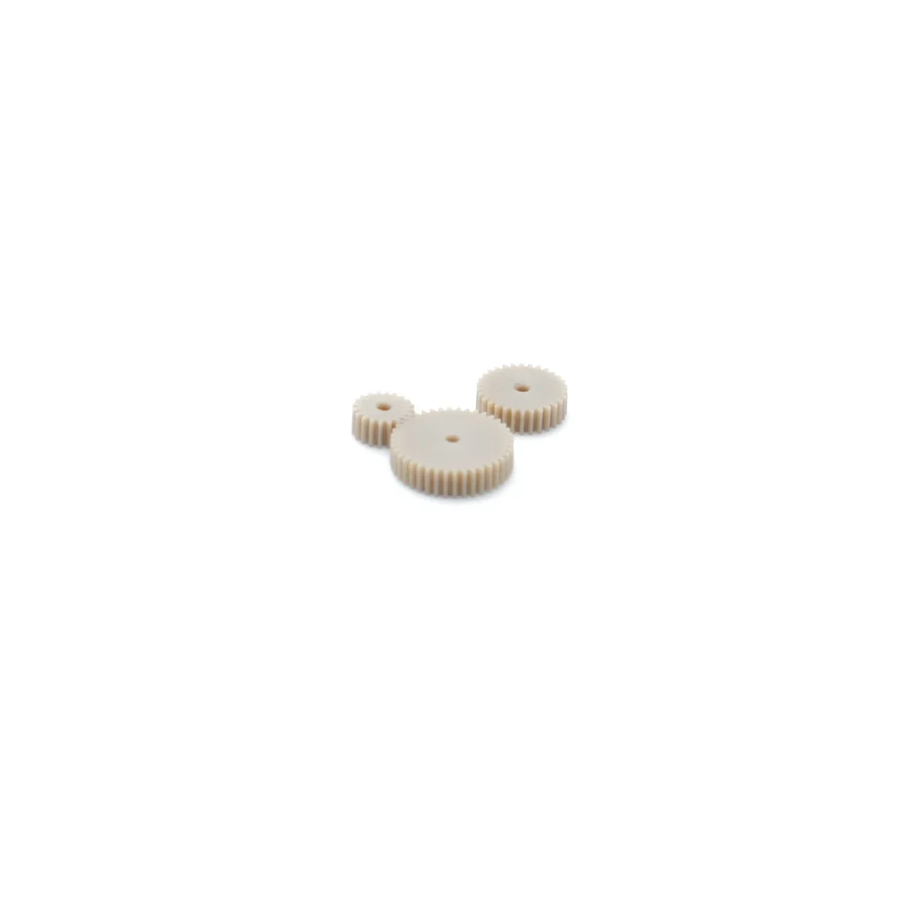 0.2M Peek MINI Spur Gear 10/20/30/40 tooth DIY Model Plastic Cylindrical Gear Parts