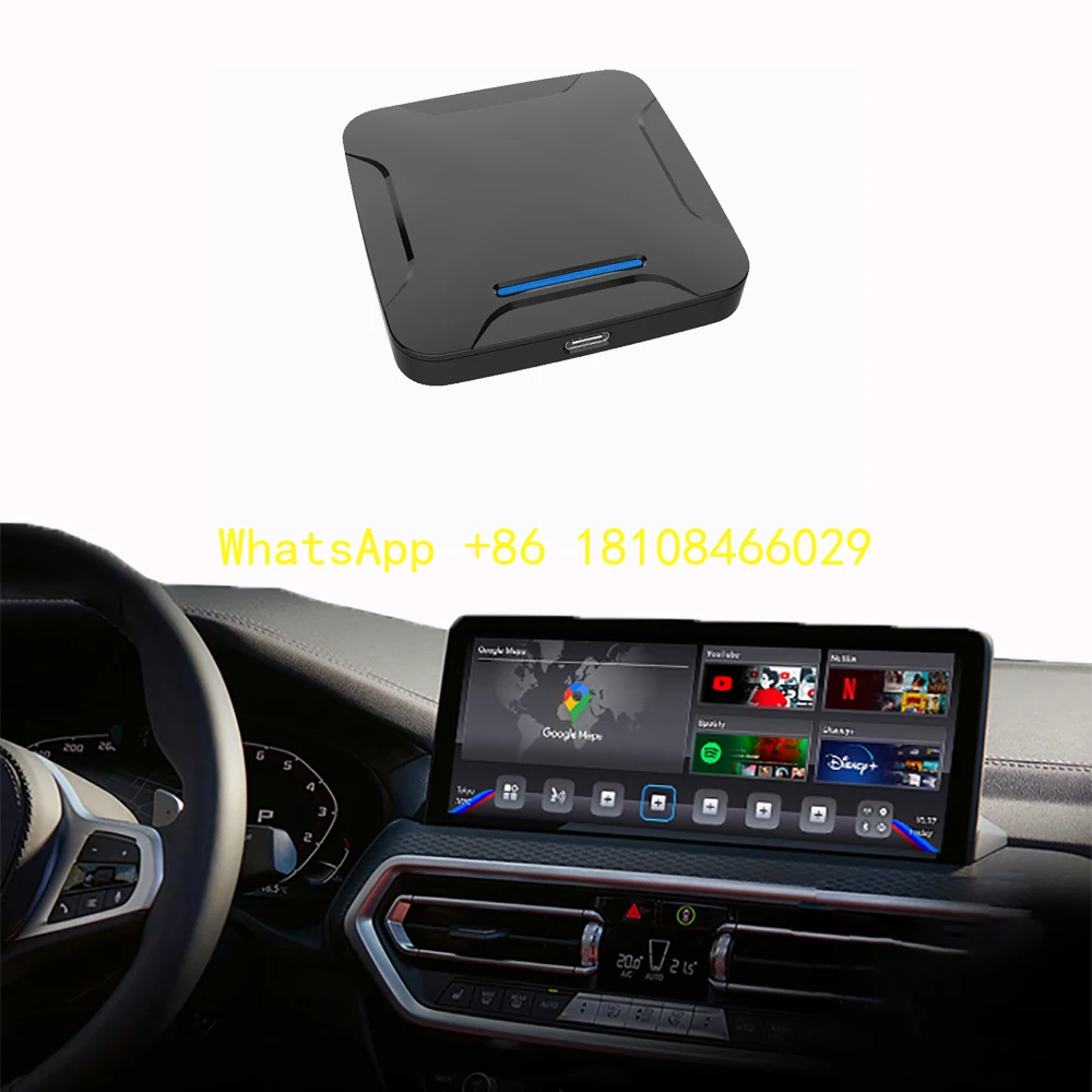 

X1 X3 X5 Carplay Netflix YouTube Smart Wireless Android AI Box 8+128G Plug Play 1 Year 2 3 4 5 Series Android Radar Detector