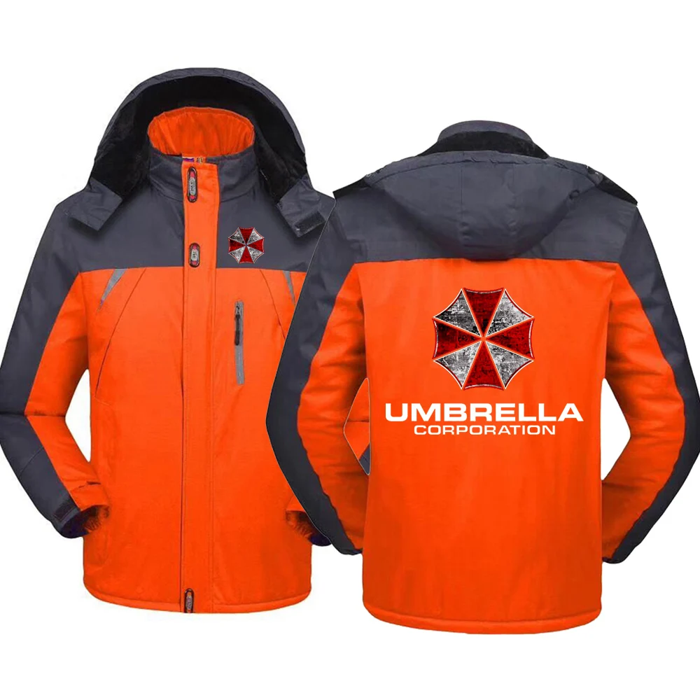 2023 Men Umbrella Corporation Winter Hooded  Male  Outwears Windbreaker Windproof Comfrtable Jacket Fashion Clothing Coat Tops