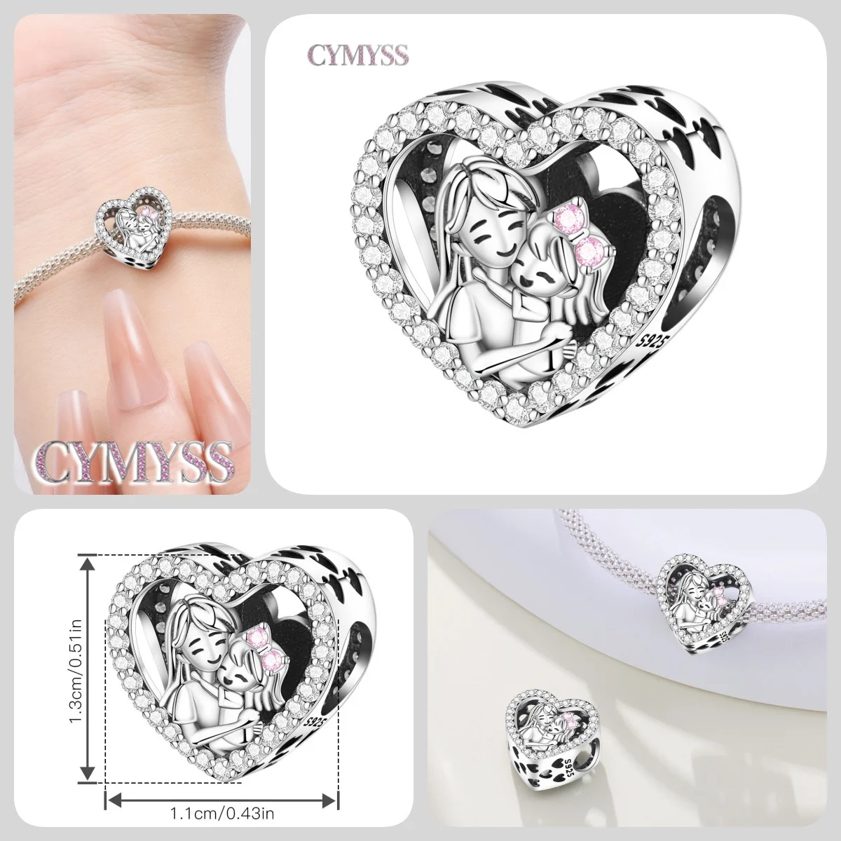 HEIßER 925 Sterling Silber Cartoon Charakter Arzt Krankenschwester Paare Perlen Fit Frauen Armbänder Charms DIY Geburtstag Party Geschenke Schmuck – Detail 31