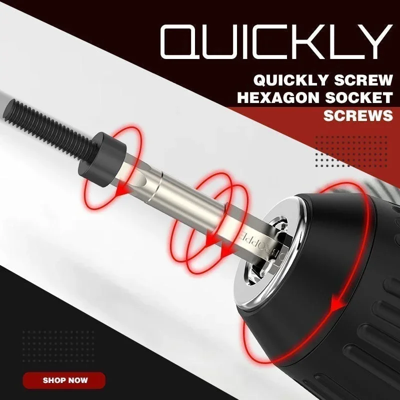 8 قطعة 1/4 بوصة عرقوب عرافة مفك مغناطيسي بت مجموعة الأمن العبث برهان مفك مسامير بت عرافة رئيس H1.5-H8