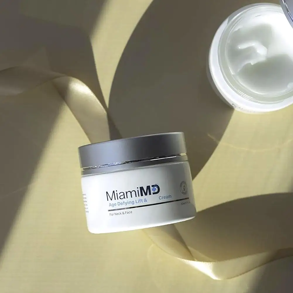 MiamiMD Anti-Aging-Lift-Creme, tief feuchtigkeitsspendende, straffende und liftende Feuchtigkeitscreme für Gesicht und Hals, reduziert feine Linien, 1/2/3/5/10 Stück – Detail 5