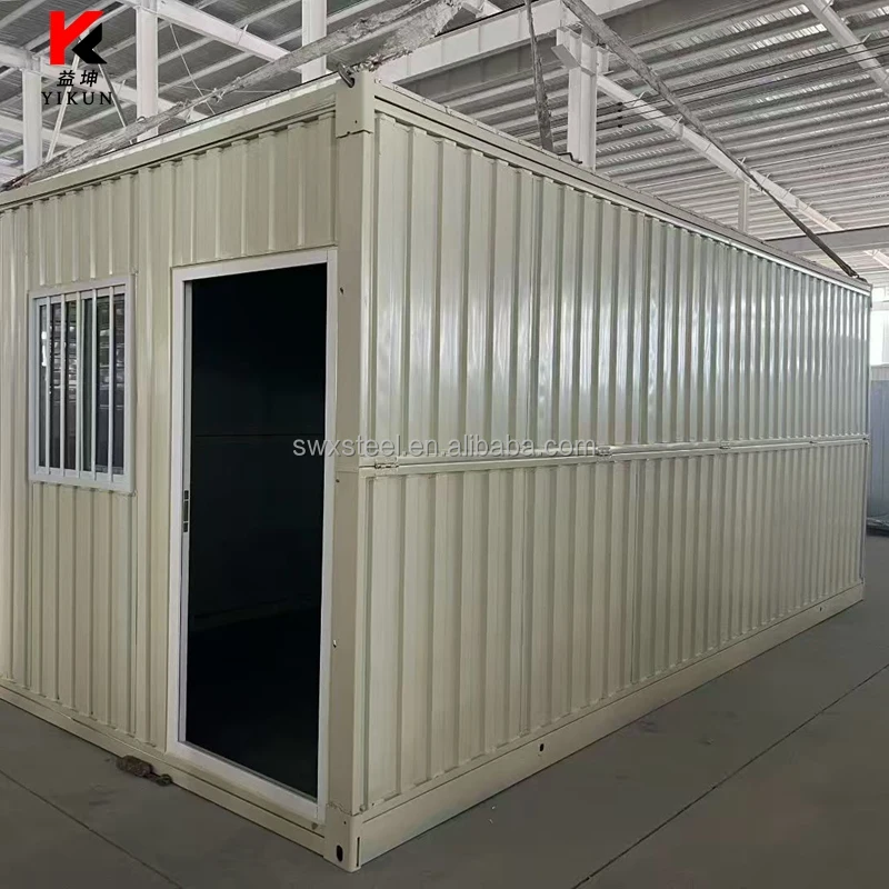 Wholesale Folding Container House 20FT Modern Design School Hospital Office Building Foldable Prefabricated Living Room Quick