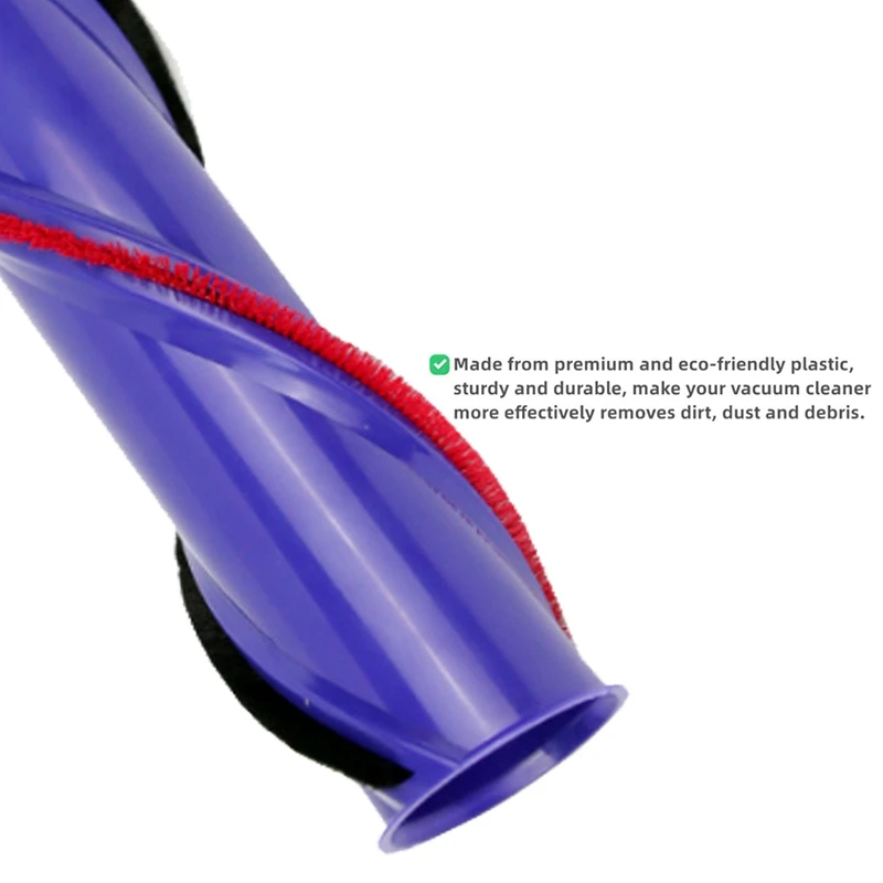 【Berserkk】فرشاة دوارة دايسون V12 ذات عزم دوران عالي مضادة للتشابك، قطع غيار فرشاة دوارة مع فرشاة تنظيف