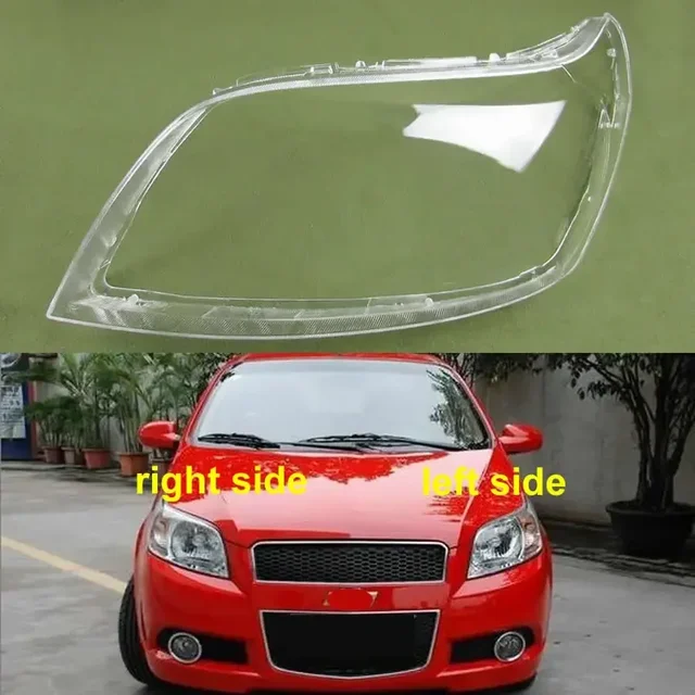 Przezroczysty klosz klosz do lampy osłona przedniego reflektora osłona reflektora pleksi dla Chevrolet Aveo 2009-2013