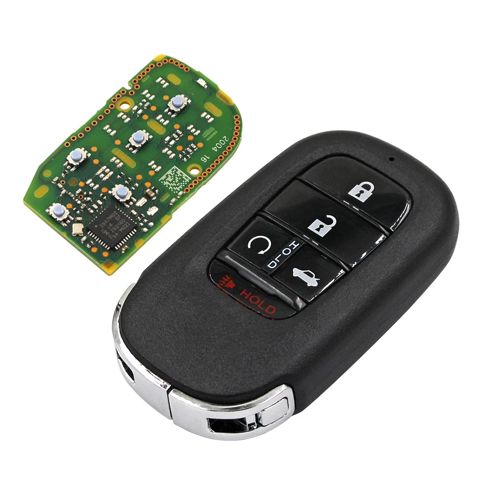 KEYECU KR5TP-4 For Honda Accord Civic HR-V CR-V Pilot 2022 2023 2024 433.92MHz 4A Chip Smart Key 72147-T20-A11 Remote Fob