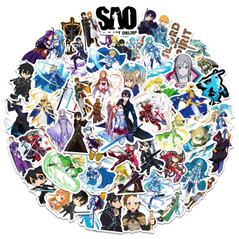 50/30/10PCS Raiden Alcamene Tsubame Hikari Bacchus Popular Anime Peripherals Mobile Phone Laptop Suitcase Pvc Waterproof Sticker