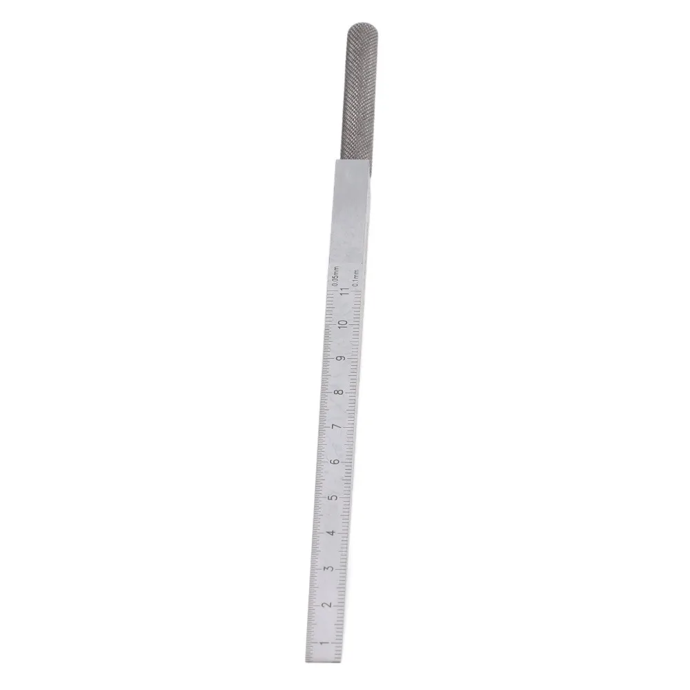 Gap Gauge Stainless Steel Taper Gauge 2 Scale Double Scale Gap Feeler 0.5‑11mm Hole Measure Tool Welding Alignment